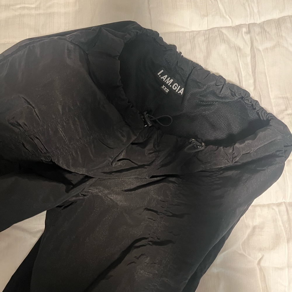 I.AM.GIA Black Parachute Pants